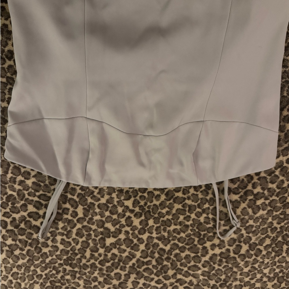 Peppermayo Gray Zip-Up Top